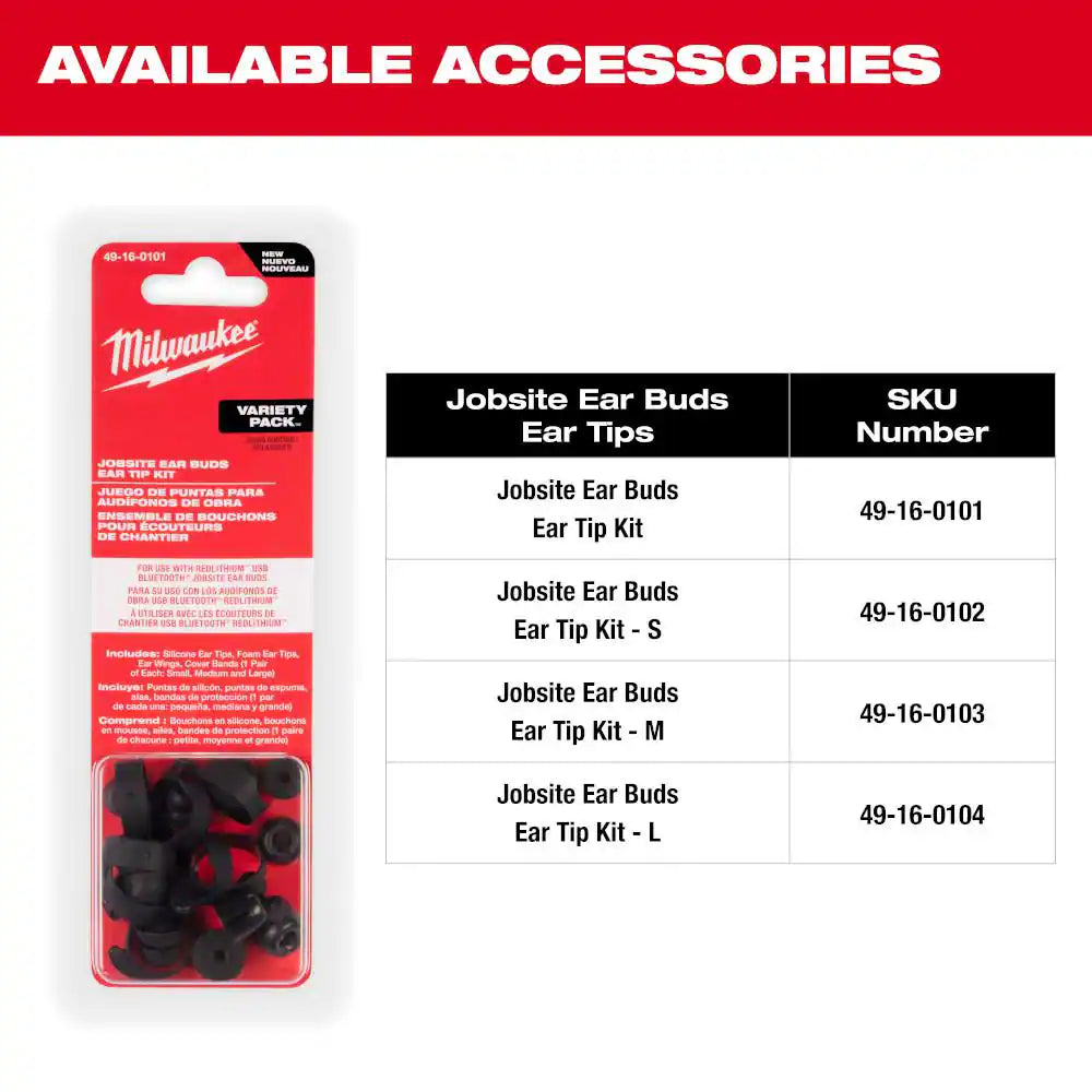 REDLITHIUM USB Bluetooth Jobsite Ear Buds