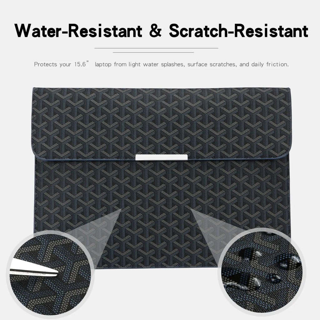 16 Inch Laptop Sleeve Padfolio Document Organizer Forlaptop Macbook Notebook Ipad, Magnetic Closure Slimscratch-Resistant Portfolio Case for Office School Travel,Gift for Students & Professionals Summerwins