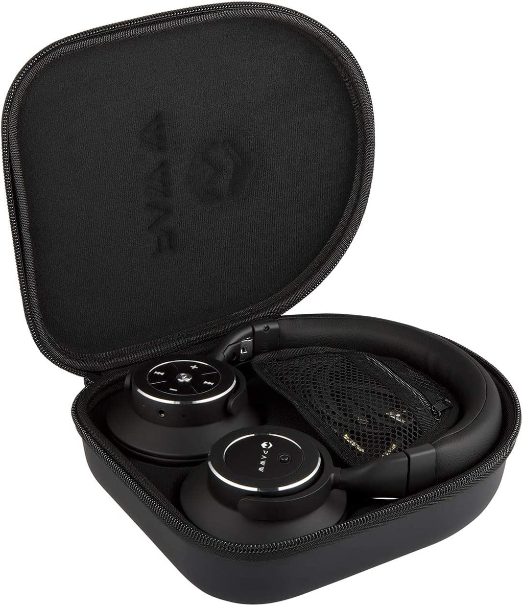 Wavesound 3 Bluetooth 5.0 Headphones Active Noise Cancelling / 16-Hour Battery Life with Precision-Engineered Sound / Foldable Travel & Over-Ear Headphones (Black)