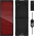 Red Light Therapy Pad, 31.5" × 11.8" Infrared Light Therapy Pad with 5 Light and 6 Timer Levels, 360 3-In-1 LED Modules, 660Nm & 850Nm near Infrared with Pulse Mode